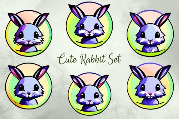 Download Cute Rabbit Set - Premium Bundle