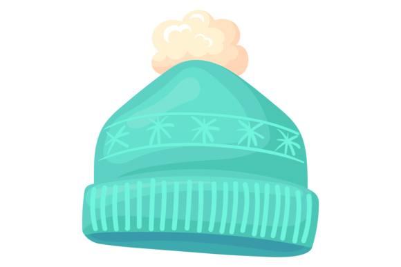 Download Knitting Cap Icon. Warm Hat with Pompom. - Premium Resources