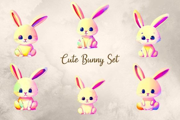 Download Cute Bunny Set - Premium Bundle